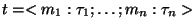 $t = <m_1: \tau_1; \ldots; m_n: \tau_n>$